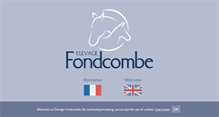 Desktop Screenshot of elevagefondcombe.fr