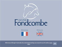 Tablet Screenshot of elevagefondcombe.fr